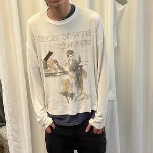 Enfants Riches Déprimés White Graphic Long Sleeve Shirt